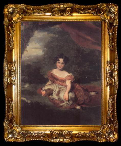 framed  Sir Thomas Lawrence Miss Peel, ta009-2